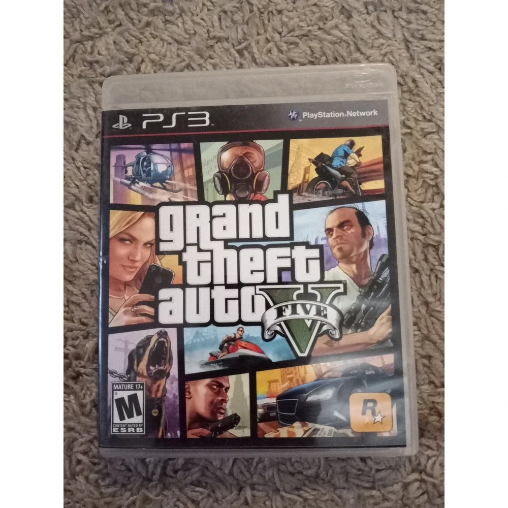 Grand Theft Auto V (Playstation 3 ) PS3 Game With Manual